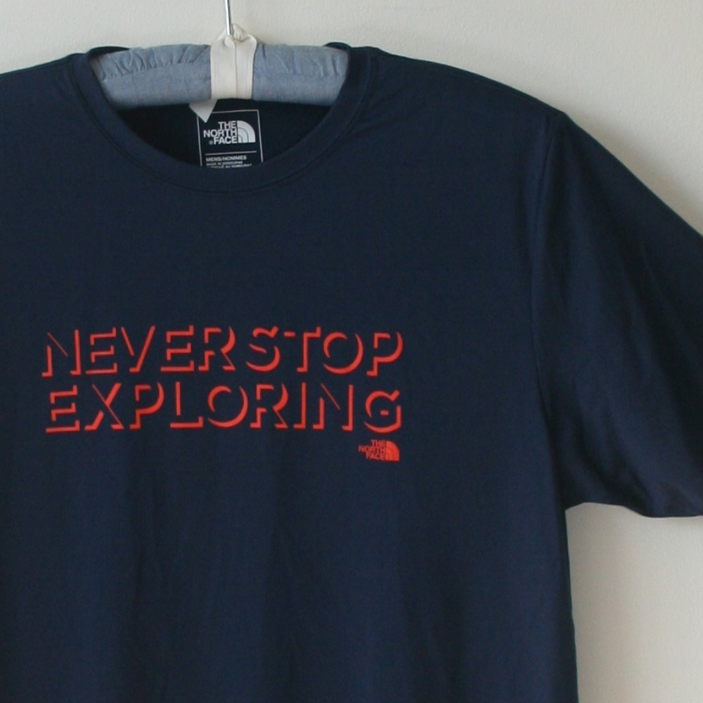 North Face Flashdry Tee - Navy Blue